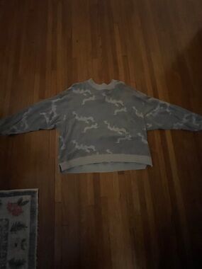 American Eagle Camo Crewneck Sweater